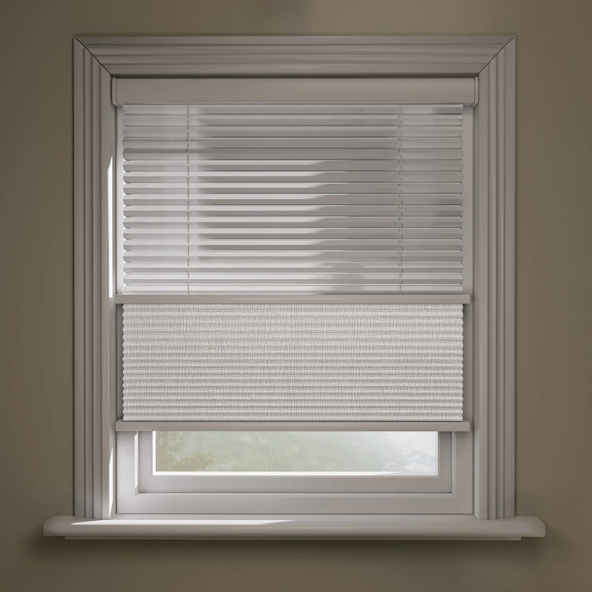 Why Settle for One Fabric When One Blind Can Do It All?, example 1