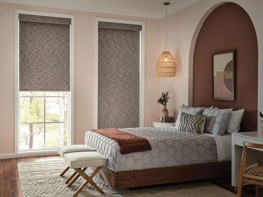 Roller Blinds installed in a home