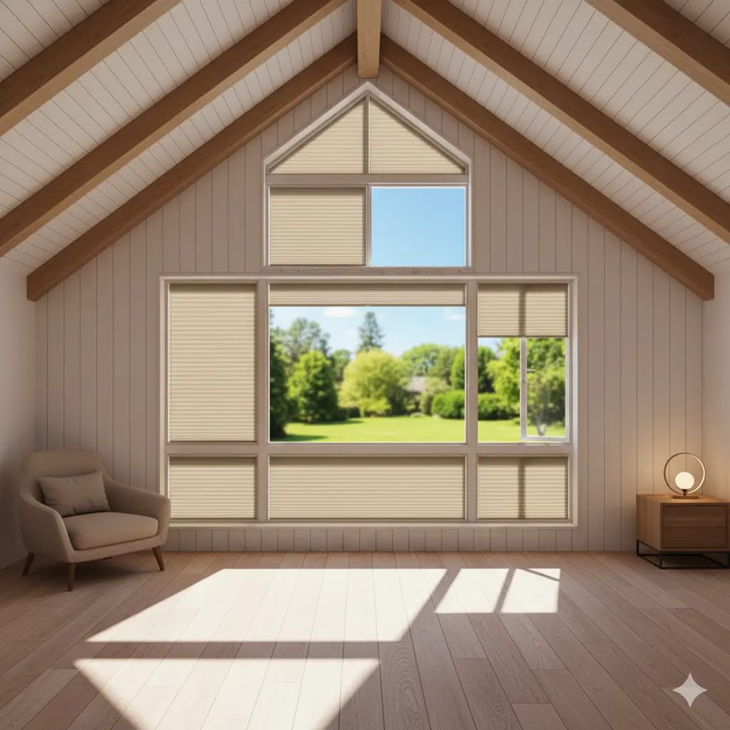 Custom Trapezoid Fabric Blinds for Every Interior and Aesthetic