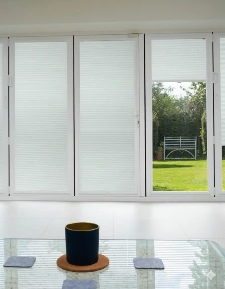 T&T Perfect Fit Blinds installed in a home