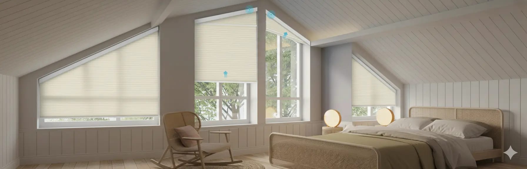 Slanted Blinds