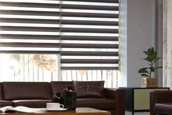 Zebra Blinds installed in a home
