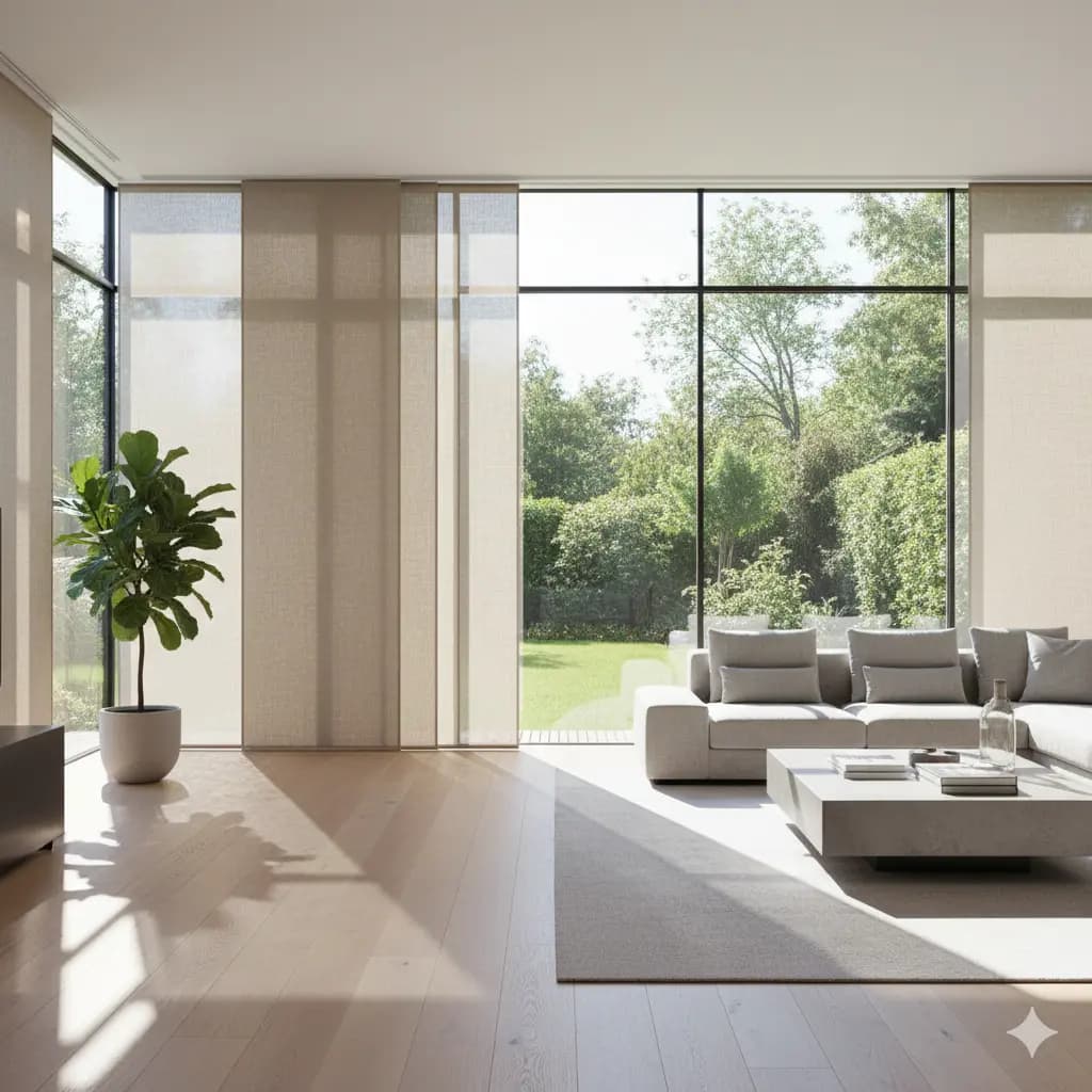 What Sets Our Panel Track Blinds in Calgary Apart for Large Windows and Sliding Doors?, example 1
